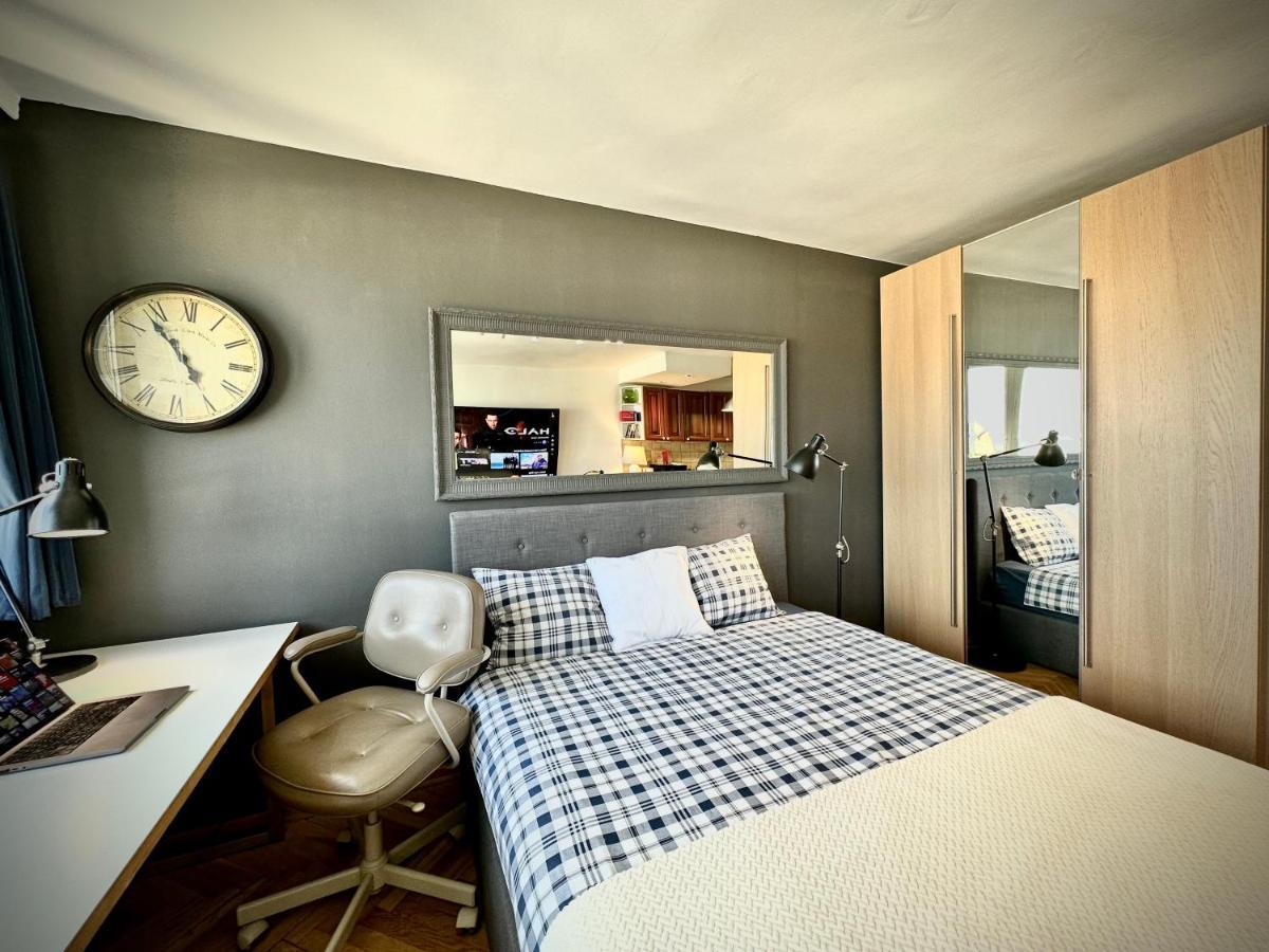 Super Apartament White Warszawa 2X Metro Scisle Centrum Wifi 300 Mbs New 外观 照片
