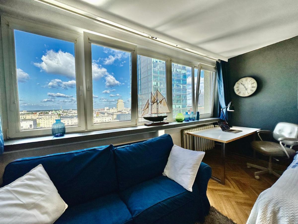 Super Apartament White Warszawa 2X Metro Scisle Centrum Wifi 300 Mbs New 外观 照片