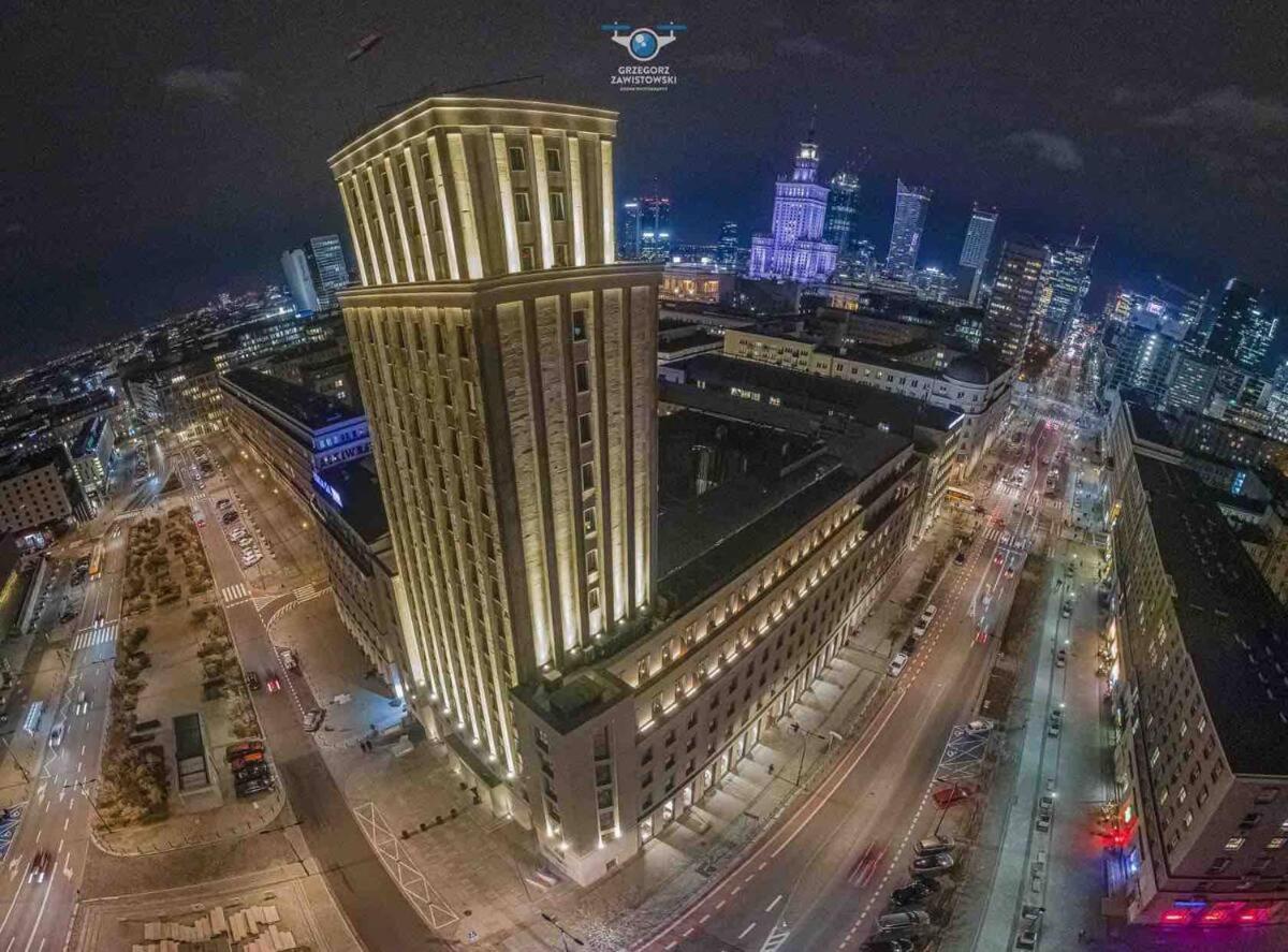 Super Apartament White Warszawa 2X Metro Scisle Centrum Wifi 300 Mbs New 外观 照片