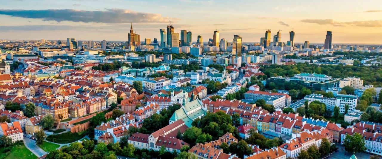 Super Apartament White Warszawa 2X Metro Scisle Centrum Wifi 300 Mbs New 外观 照片