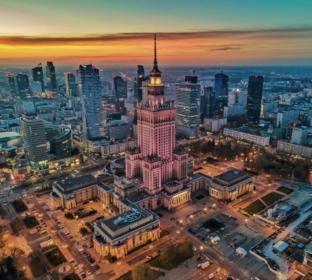 Super Apartament White Warszawa 2X Metro Scisle Centrum Wifi 300 Mbs New 外观 照片