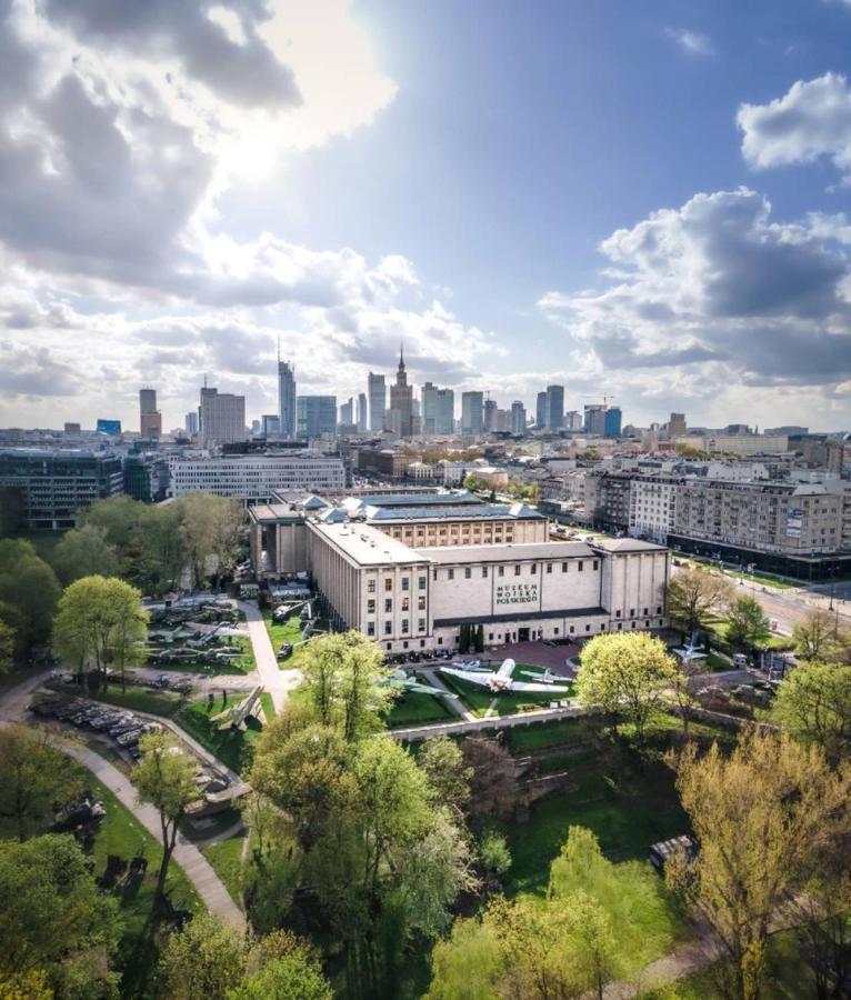 Super Apartament White Warszawa 2X Metro Scisle Centrum Wifi 300 Mbs New 外观 照片