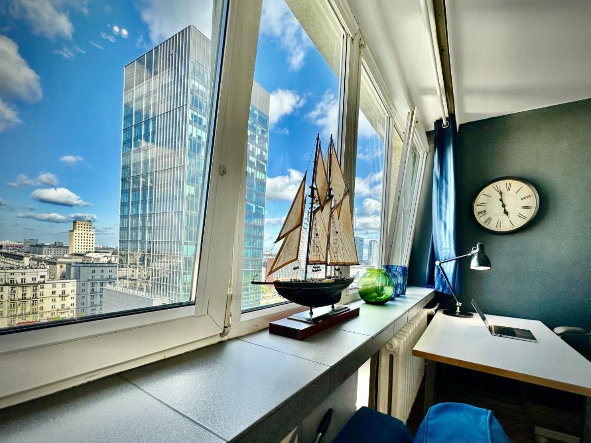 Super Apartament White Warszawa 2X Metro Scisle Centrum Wifi 300 Mbs New 外观 照片