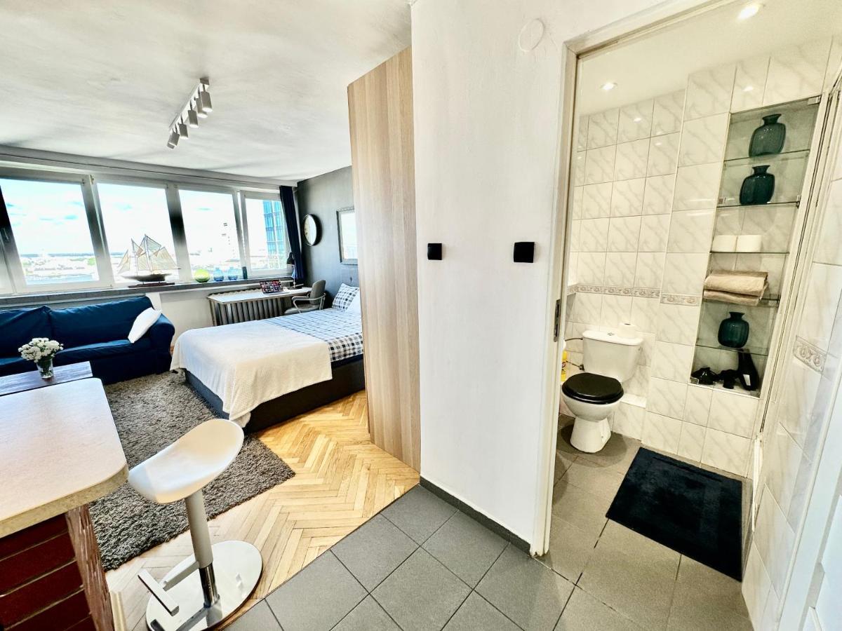 Super Apartament White Warszawa 2X Metro Scisle Centrum Wifi 300 Mbs New 外观 照片
