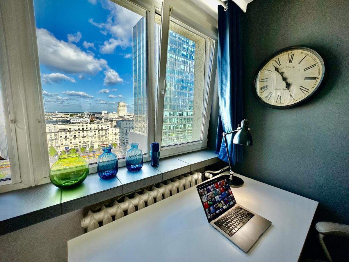 Super Apartament White Warszawa 2X Metro Scisle Centrum Wifi 300 Mbs New 外观 照片