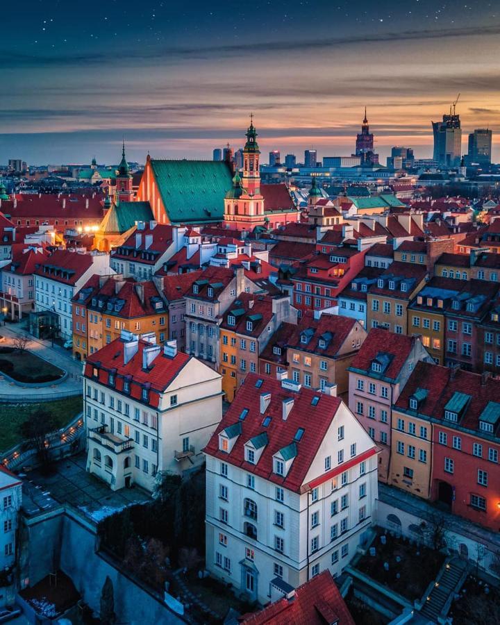 Super Apartament White Warszawa 2X Metro Scisle Centrum Wifi 300 Mbs New 外观 照片
