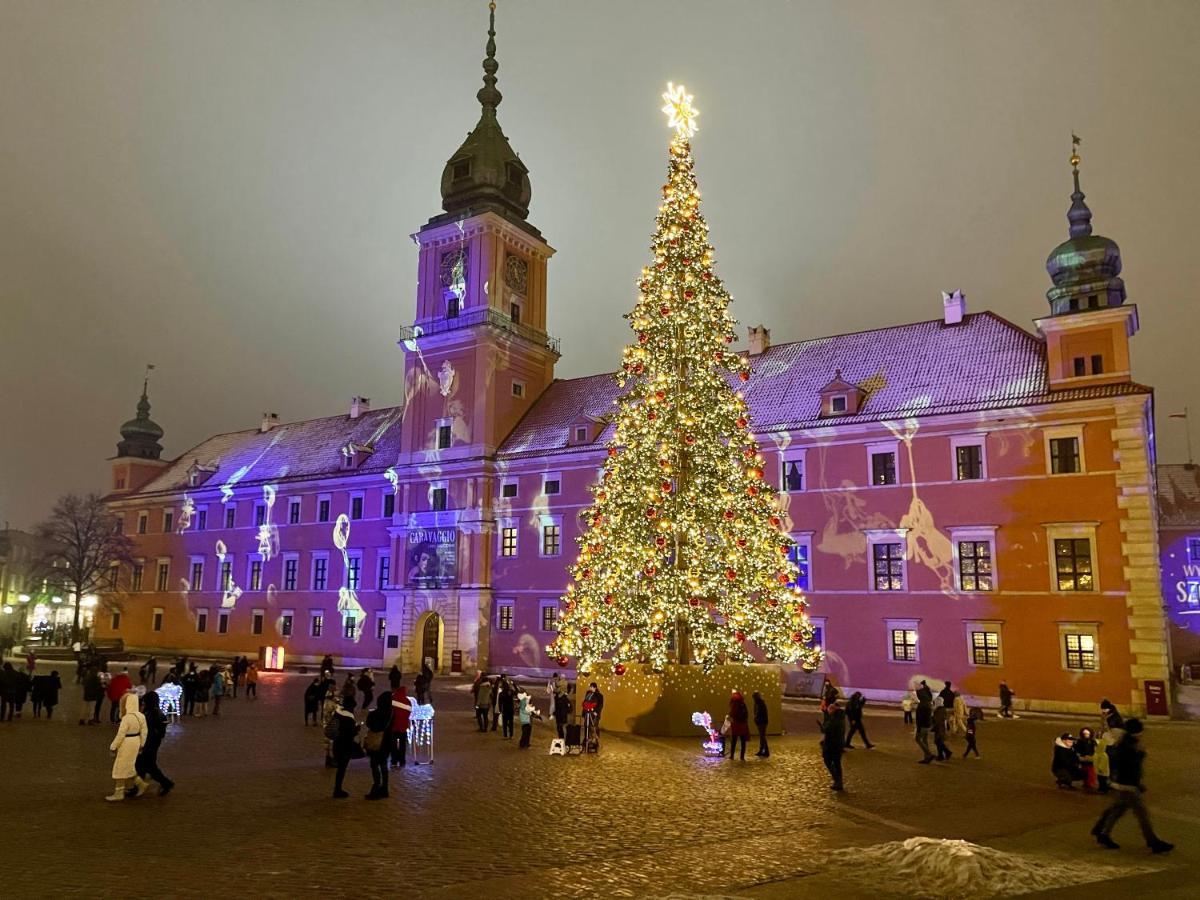 Super Apartament White Warszawa 2X Metro Scisle Centrum Wifi 300 Mbs New 外观 照片