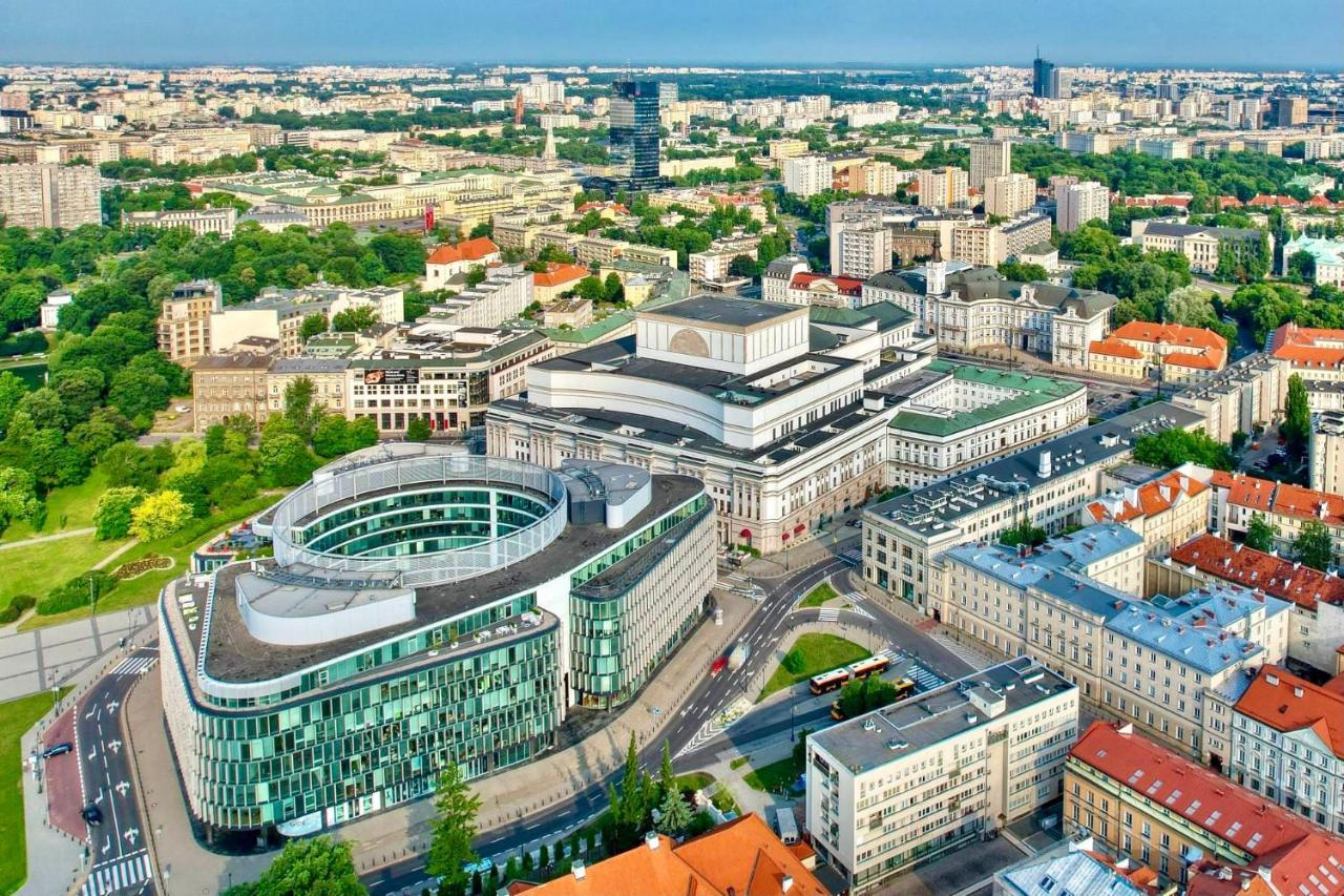 Super Apartament White Warszawa 2X Metro Scisle Centrum Wifi 300 Mbs New 外观 照片