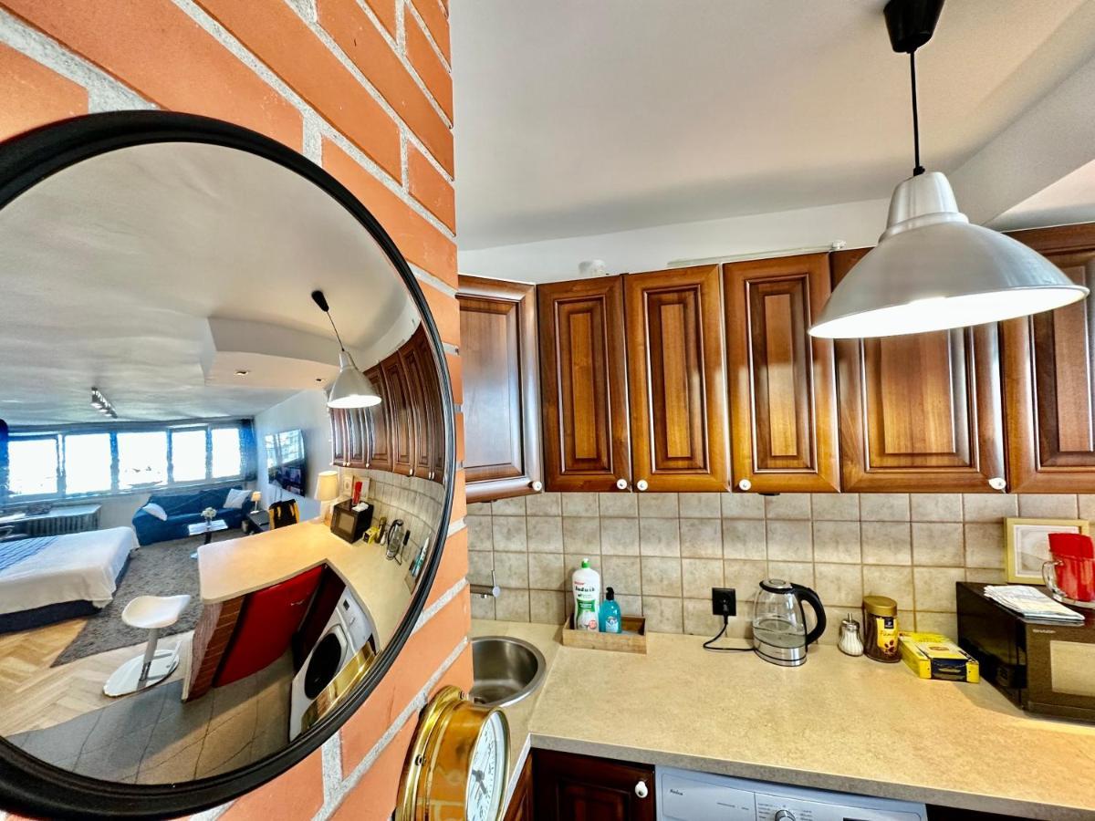 Super Apartament White Warszawa 2X Metro Scisle Centrum Wifi 300 Mbs New 外观 照片