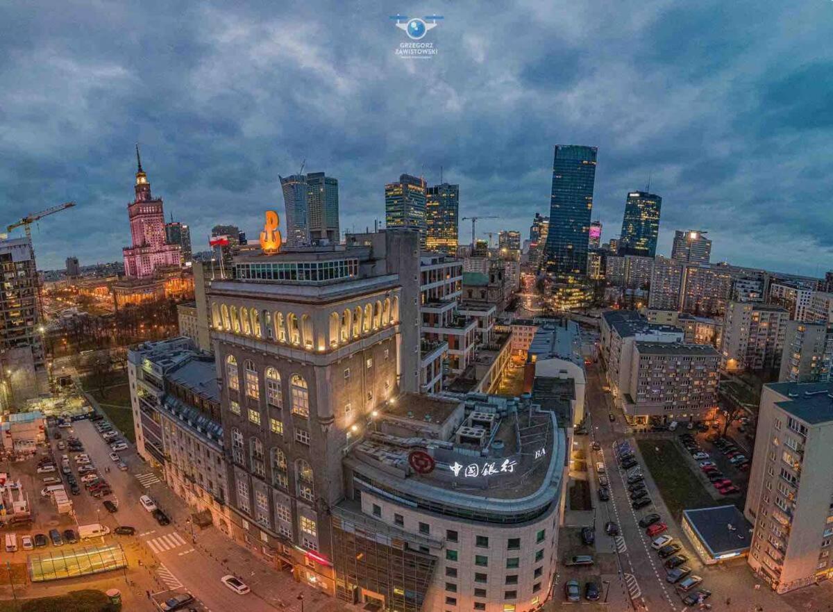 Super Apartament White Warszawa 2X Metro Scisle Centrum Wifi 300 Mbs New 外观 照片