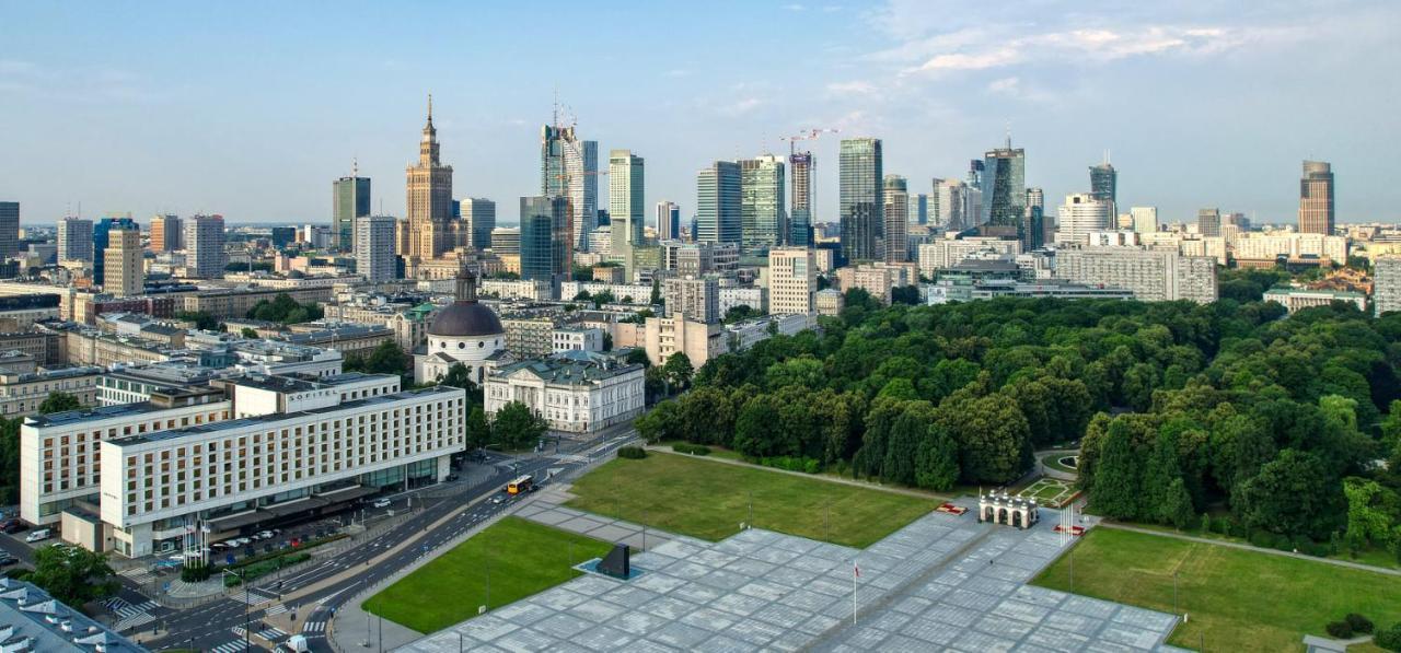 Super Apartament White Warszawa 2X Metro Scisle Centrum Wifi 300 Mbs New 外观 照片